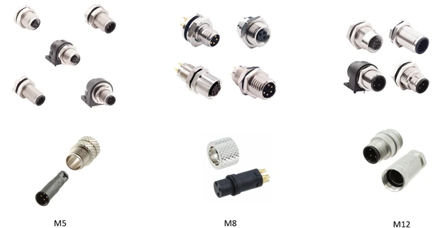 Figure 1: A selection of VULCON™ metric circular connectors